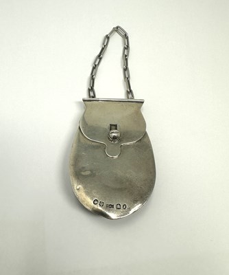 Lot 271 - A SCOTTISH VICTORIAN SILVER NOVELTY MINIATURE SPORRAN, MACKAY & CHISHOLM, EDINBURGH, 1881