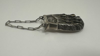 Lot 271 - A SCOTTISH VICTORIAN SILVER NOVELTY MINIATURE SPORRAN, MACKAY & CHISHOLM, EDINBURGH, 1881