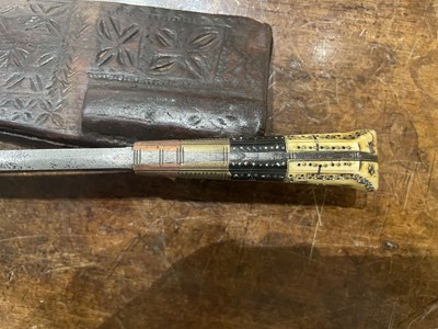 Lot 4 - TWO SOUTH INDIAN SMALL DAGGERS, 18TH/19TH CENTURY, PROBABLY KERALA