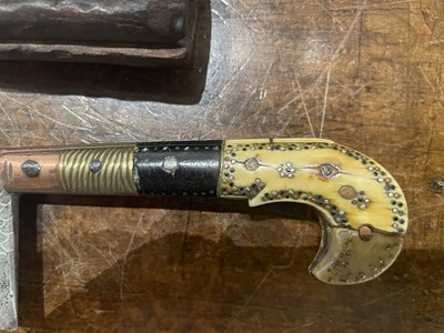 Lot 4 - TWO SOUTH INDIAN SMALL DAGGERS, 18TH/19TH CENTURY, PROBABLY KERALA