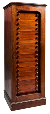 Lot 618 - AN ENTYMOLOGISTS MAHOGANY SPECIMEN CABINET BY WATKINS AND DONCASTER, NATURALISTS