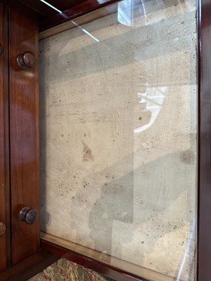 Lot 618 - AN ENTYMOLOGISTS MAHOGANY SPECIMEN CABINET BY WATKINS AND DONCASTER, NATURALISTS