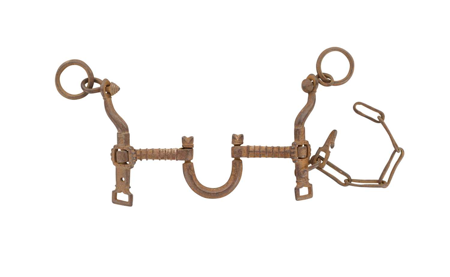Lot 18 - A NORTH INDIAN HORSE BIT, 18TH/19TH CENTURY, PROBABALY JAIPUR