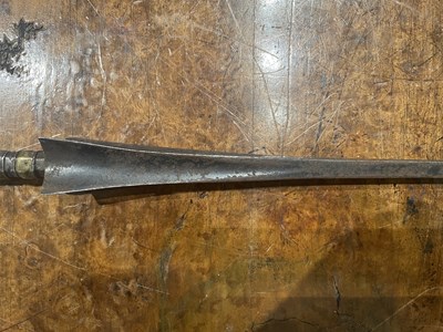 Lot 638 - A NORTH INDIAN SPEAR, 18TH CENTURY, PROBABLY BIKANER AND ANOTHER