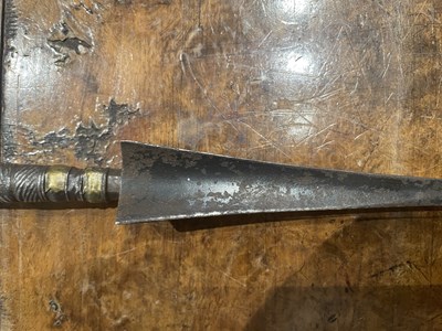Lot 638 - A NORTH INDIAN SPEAR, 18TH CENTURY, PROBABLY BIKANER AND ANOTHER