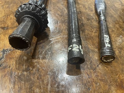 Lot 638 - A NORTH INDIAN SPEAR, 18TH CENTURY, PROBABLY BIKANER AND ANOTHER