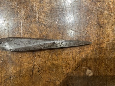 Lot 638 - A NORTH INDIAN SPEAR, 18TH CENTURY, PROBABLY BIKANER AND ANOTHER