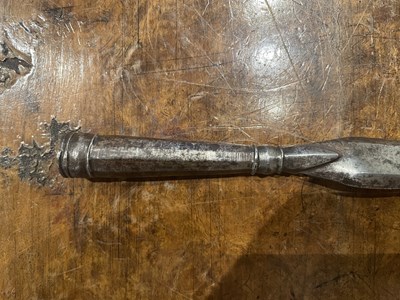 Lot 638 - A NORTH INDIAN SPEAR, 18TH CENTURY, PROBABLY BIKANER AND ANOTHER