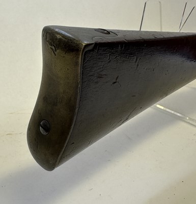 Lot 319 - AN AMERICAN .54 (28 BORE) PERCUSSION MERRILL PATENT BREECH-LOADING CARBINE OF SECOND TYPE