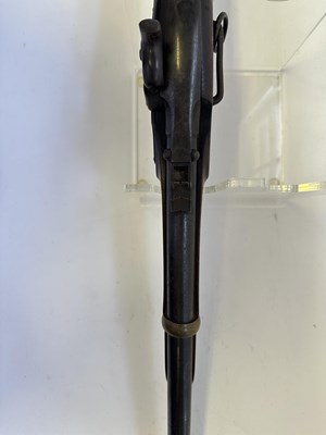 Lot 319 - AN AMERICAN .54 (28 BORE) PERCUSSION MERRILL PATENT BREECH-LOADING CARBINE OF SECOND TYPE