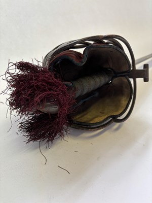 Lot 200 - A REGIMENTAL SCOTTISH BASKET-HILTED BROADSWORD, BY COLLINS