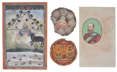 Lot 133 - FOUR MISCELLANEOUS INDIAN PAINTINGS