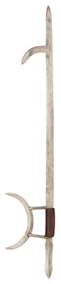 Lot 507 - A CHINESE HOOK SWORD, LATE QING DYNASTY