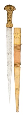 Lot 508 - A FAR EASTERN DAGGER, 19TH CENTURY, POSSIBLY CHINESE