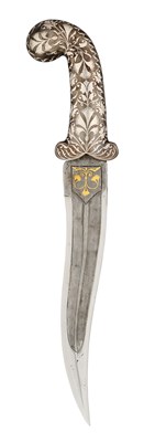 Lot 533 - AN INDIAN ALL-METAL KHANJAR