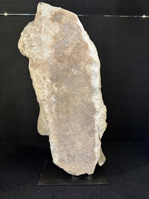 Lot 80 - A ROMAN MARBLE RELIEF FRAGMENT DEPICTING A DANCING SATYR, 2ND/3RD CENTURY A.D.