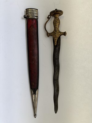 Lot 14 - AN INDIAN TULWAR, THE HILT 18TH CENTURY