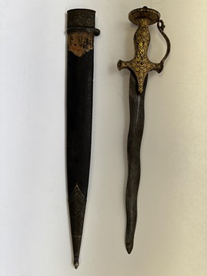 Lot 14 - AN INDIAN TULWAR, THE HILT 18TH CENTURY