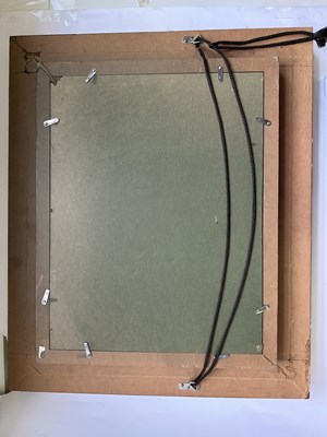 Lot 70 - KIICHIRO HAYASHI (JAPANESE, 1919-1999), OIL ON PAPER, 'FARMHOUSE'