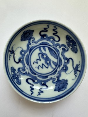 Lot 16 - A CHINESE BLUE AND WHITE SAUCER DISH, GUANGXU MARK AND PERIOD (1875-1908)