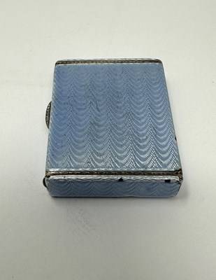 Lot 286 - FABERGE: A SILVER-GILT AND ENAMEL MATCH BOX (VESTA CASE), WORKMASTER HENDRIK WIGSTROM, ST PETERSBURG, CIRCA 1912