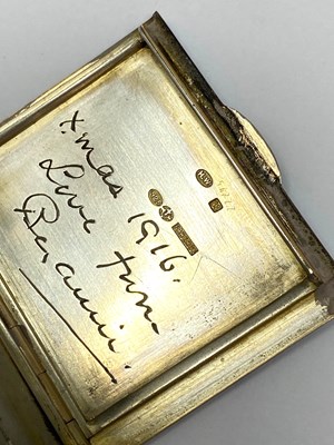 Lot 286 - FABERGE: A SILVER-GILT AND ENAMEL MATCH BOX (VESTA CASE), WORKMASTER HENDRIK WIGSTROM, ST PETERSBURG, CIRCA 1912