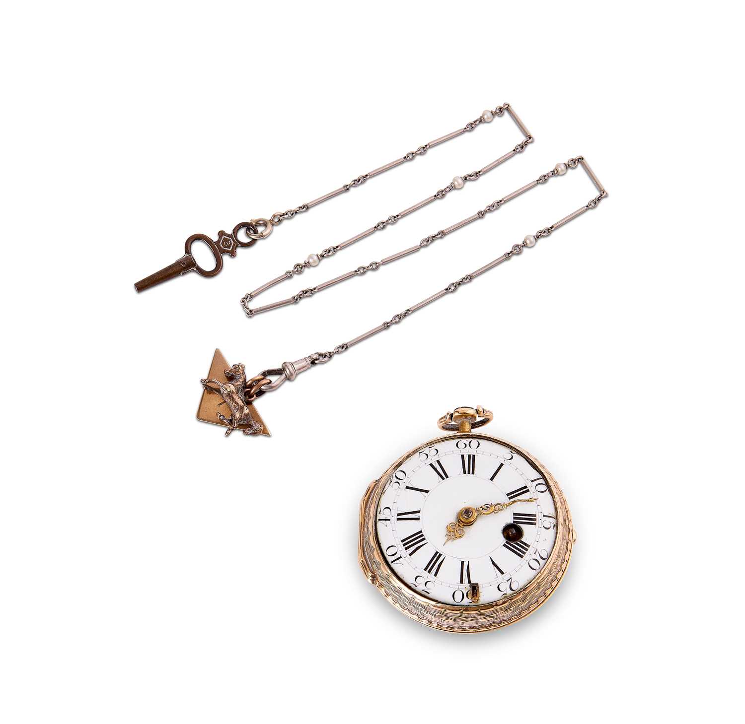Lot 502 - GOLD POCKET WATCH, A. MUSSON A PARIS, LATER 18TH CENTURY