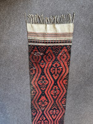 Lot 291 - AN IBAN CEREMONIAL CLOTH, BORNEO, CIRCA 1900