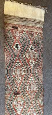 Lot 291 - AN IBAN CEREMONIAL CLOTH, BORNEO, CIRCA 1900