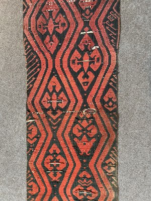 Lot 291 - AN IBAN CEREMONIAL CLOTH, BORNEO, CIRCA 1900