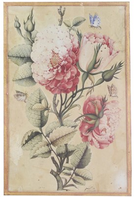 Lot 161 - â€¡A PAINTING OF ROSES