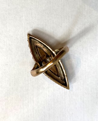 Lot 609 - OTTOMAN DIAMOND RING, 1890s