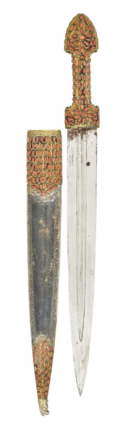 Lot 15 - A LARGE OTTOMAN QAMA, TRABZON, BLACK SEA COAST, 19TH CENTURY