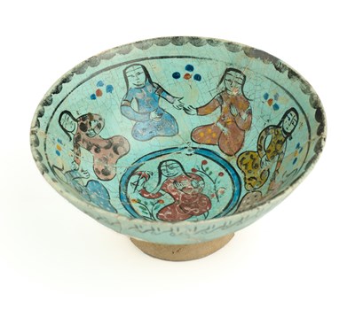 Lot 350 - A SMALL SAMANID POTTERY BOWL, PERSIA OR CENTRAL ASIA, 10TH CENTURY