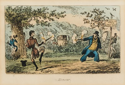 Lot 626 - A GROUP OF EIGHT PRINTS RELATED TO DUELLING
