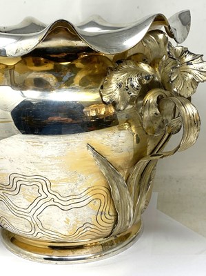 Lot 120 - A LARGE 'RUSSIAN ART NOUVEAU' STYLE WINE COOLER, 20TH CENTURY