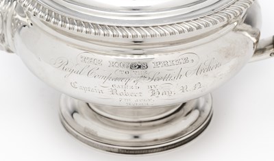 Lot 1 - THE KING'S PRIZE TO THE ROYAL COMPANY OF ARCHERS, GAINED BY CAPTAIN ROBERT HAY