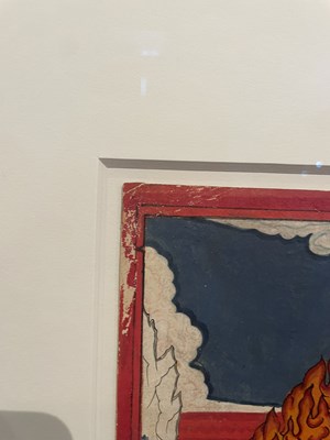 Lot 160 - A GROUP OF FIVE HINDU TANTRIC PAINTINGS, NEPAL, 19TH CENTURY