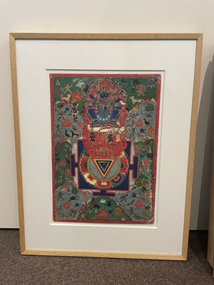 Lot 160 - A GROUP OF FIVE HINDU TANTRIC PAINTINGS, NEPAL, 19TH CENTURY
