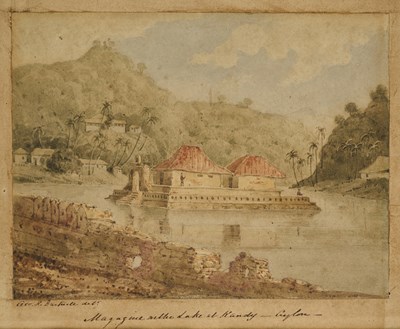 Lot 43 - DARTNELL, GEORGE RUSSELL (1799/1800-1878), THREE WATERCOLOURS OF INDIAN VIEWS, INDIA, CIRCA 1825-30