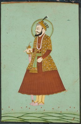 Lot 90 - TWO PORTRAITS AND A DEPICTION OF AN ANTELOPE, INDIA, 20TH CENTURY
