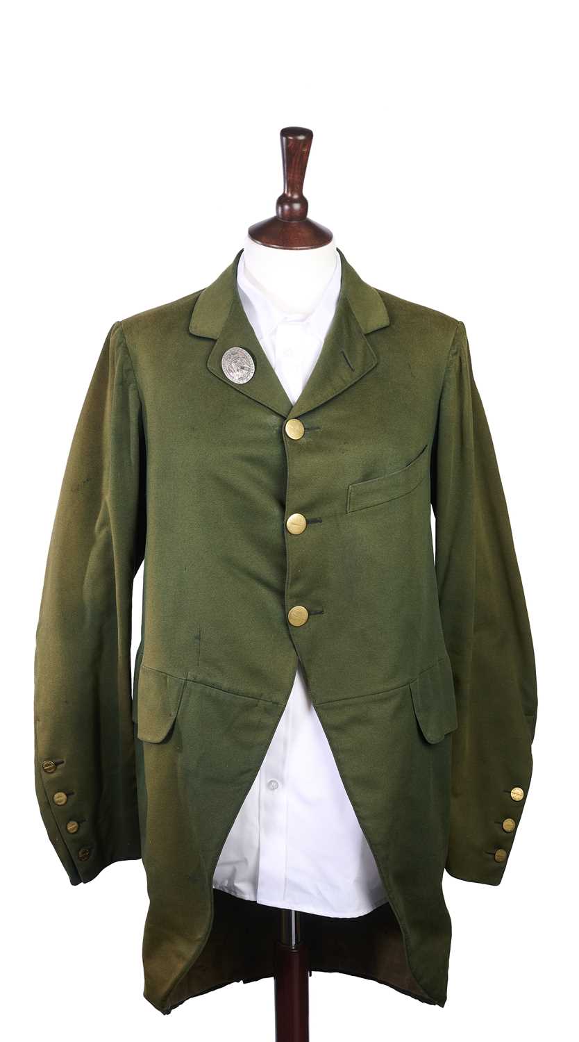 Lot 16 - A ROYAL TOXOPHILITE SOCIETY TAILCOAT, 19TH CENTURY