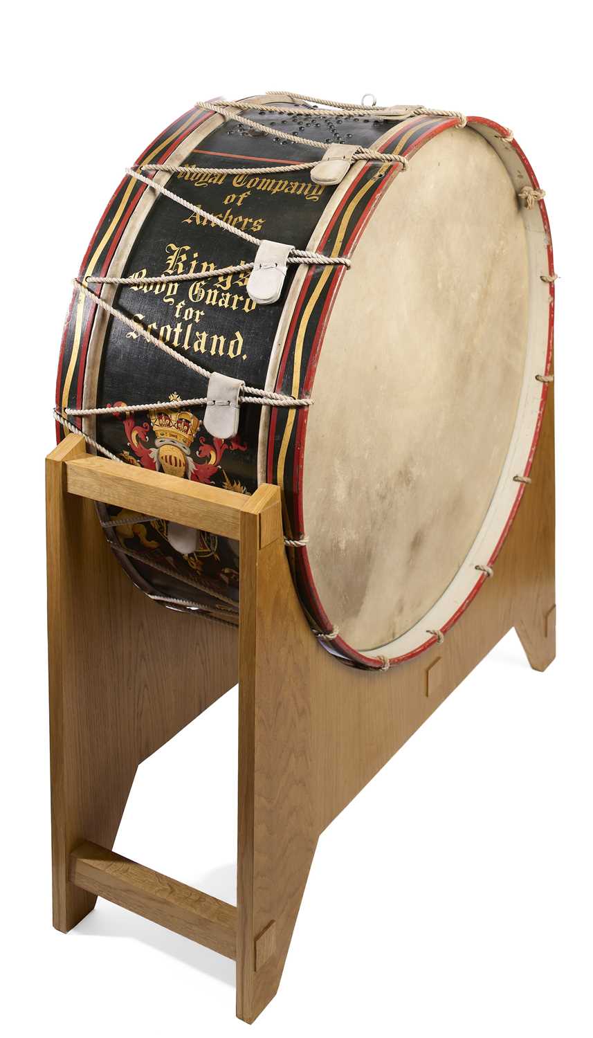 Lot 9 - AN EDWARDIAN ROYAL COMPANY OF ARCHERS DRUM, 1901-1910