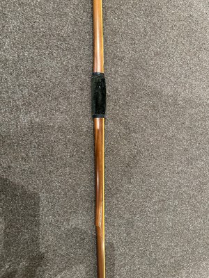 Lot 32 - TWO ALDRED LONGBOWS OWNED BY KENNETH AND MARGOT WEBB, FOUNDERS OF THE BRITISH LONGBOW SOCIETY