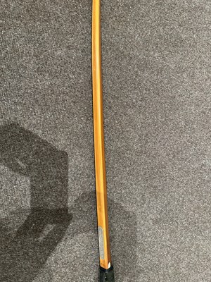 Lot 32 - TWO ALDRED LONGBOWS OWNED BY KENNETH AND MARGOT WEBB, FOUNDERS OF THE BRITISH LONGBOW SOCIETY