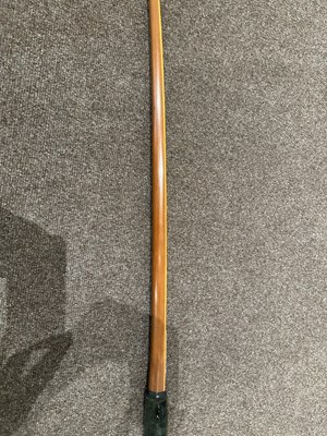 Lot 32 - TWO ALDRED LONGBOWS OWNED BY KENNETH AND MARGOT WEBB, FOUNDERS OF THE BRITISH LONGBOW SOCIETY