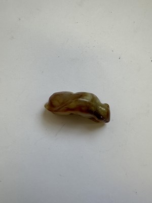 Lot 67 - A CHINESE SHOUSHAN STONE CARVING OF A TREE SHREW, QING DYNASTY (1644-1911)