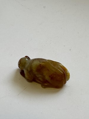 Lot 67 - A CHINESE SHOUSHAN STONE CARVING OF A TREE SHREW, QING DYNASTY (1644-1911)