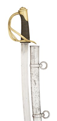 Lot 695 - A FRENCH OTHER RANKS 1822 PATTERN LIGHT CAVALRY SABRE, NO. 777, DATED 1837