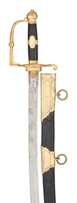 Lot 694 - A FRENCH LIGHT INFANTRY OFFICER’S SWORD OF THE 4EME REGIMENT DE CHASSEURS, CIRCA 1800